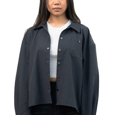 Button-Down Shirt "BLEU MARINE"