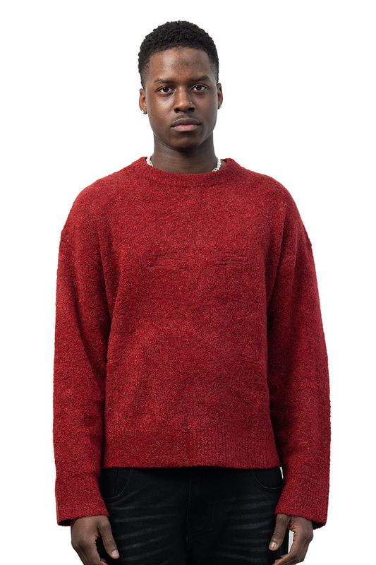 Knit Sweater "ROUGE DE RIO"